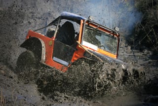 Jeep offroad fahren